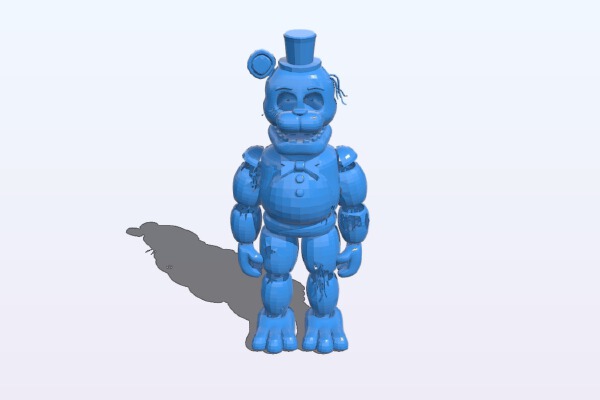 Withered Golden Freddy | 3d print model