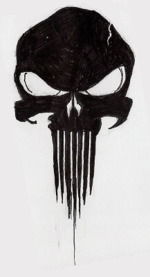 The Punisher Logo | 3d print model