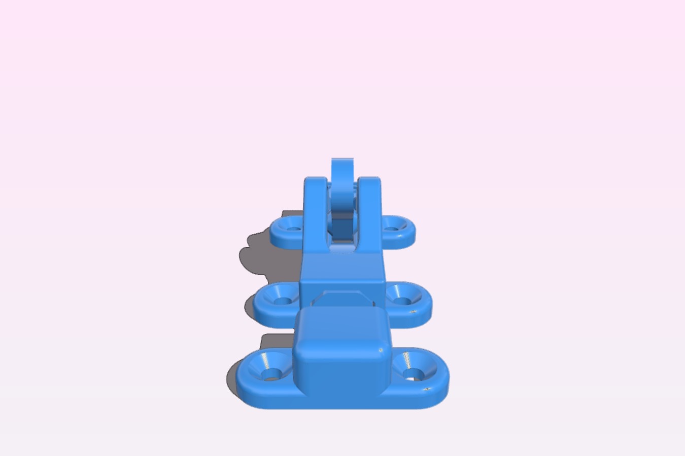 Print in place locking bolt
