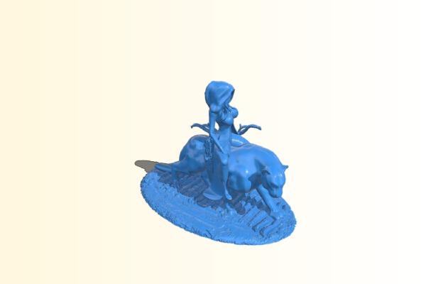 Amazon Panther Rider | 3d print model