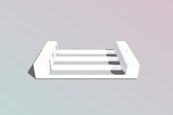 Taranis Q X7 18650 Battery Case - no soldering - clean with +_- | 3d print model