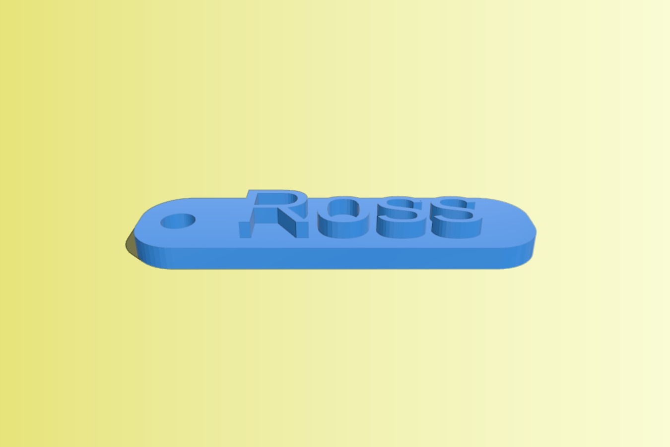 Ross keychain