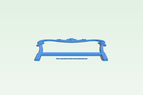 Bed frame pattern | 3d print model