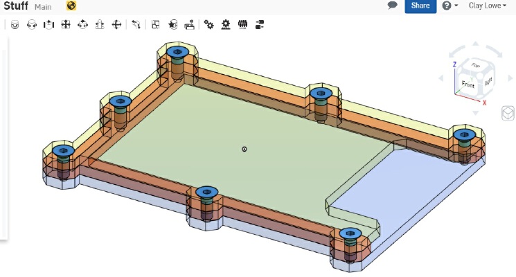 MakerSL Acrylic Laser Cut (or 3D Printed) Business Card Holder | 3d print model