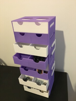 Storage box with drawers | 3d print model