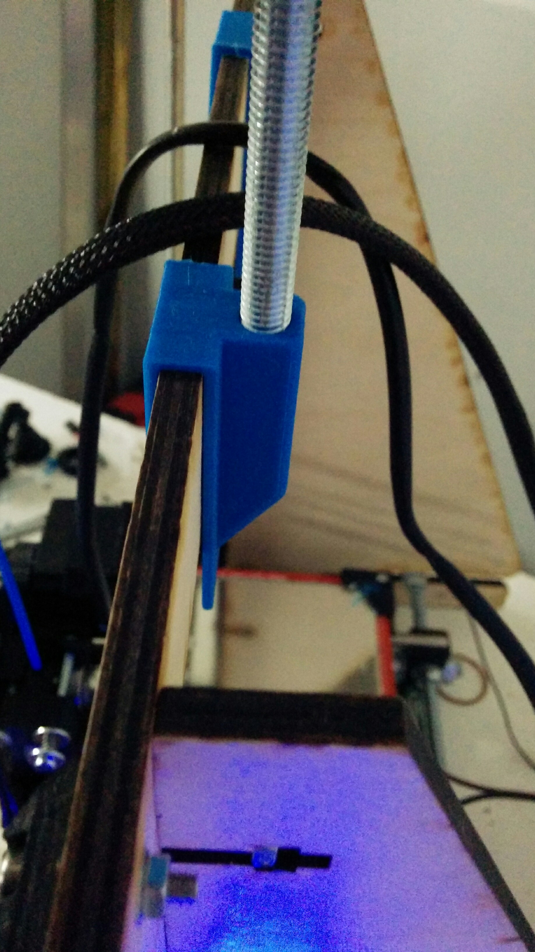 Spool Holder with airsoft pellet bearing