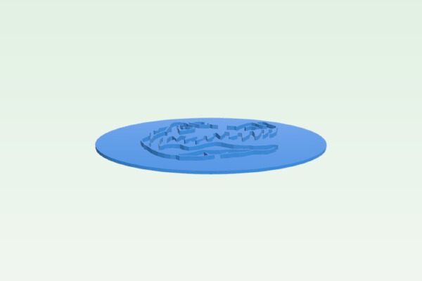 Florida Gators logo oval box lid and insert | 3d print model