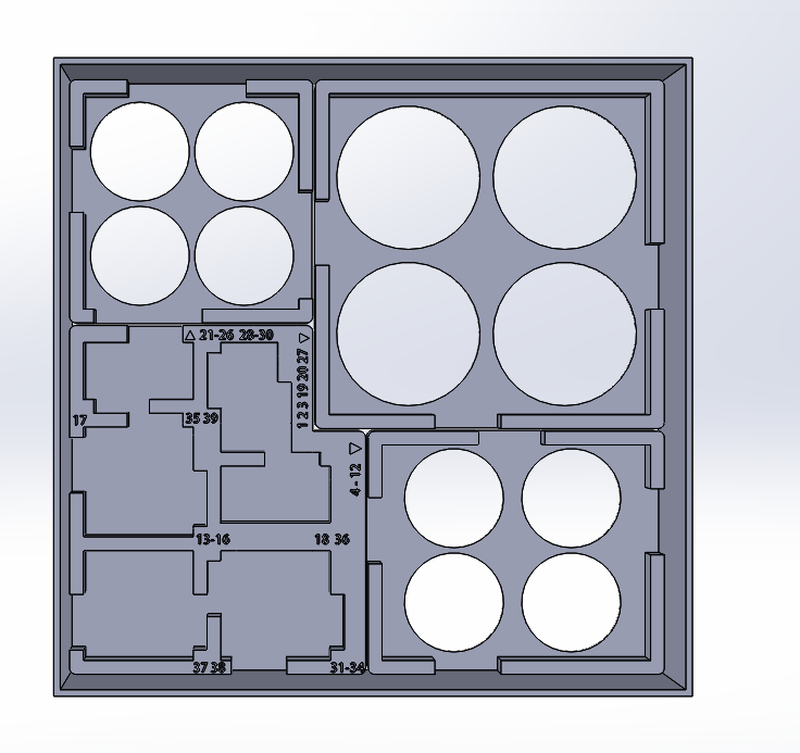 Imperial Assault - Base Game Map tile organizers