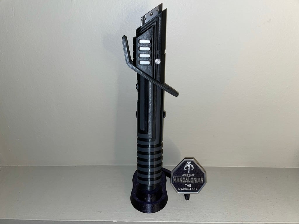Display Stand for Mandalorian Darksaber by Polymath314