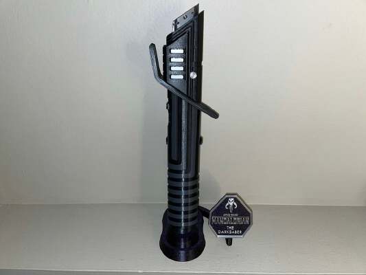 Display Stand for Mandalorian Darksaber by Polymath314 | 3d print model