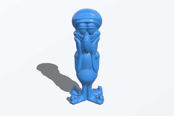 Happy Squidward | 3d print model