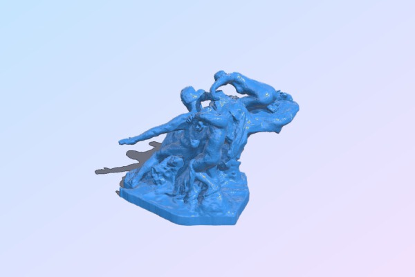 Monument to Victor Hugo at The Musée Rodin, Paris | 3d print model