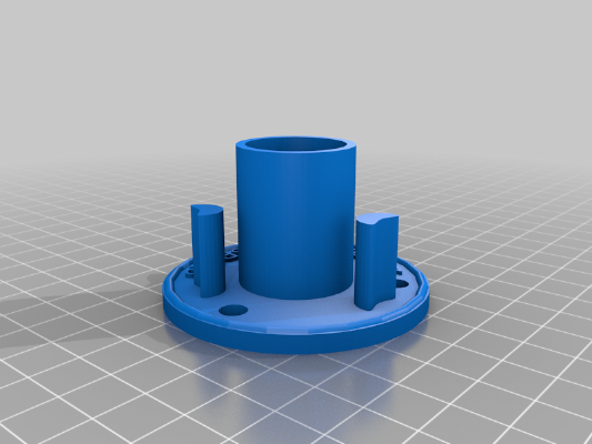 Set of guying plates for DX-Wire Mini fiberglass mast | 3d print model