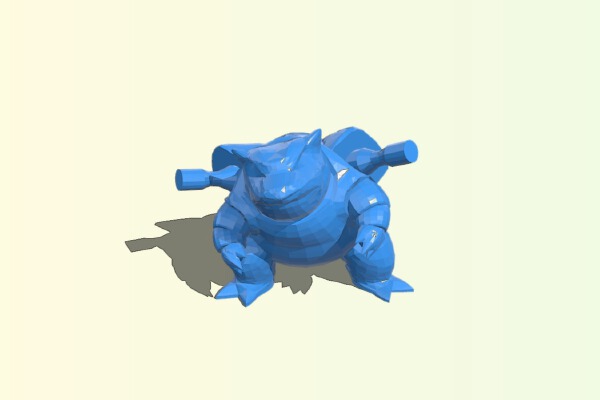 Blastoise | 3d print model