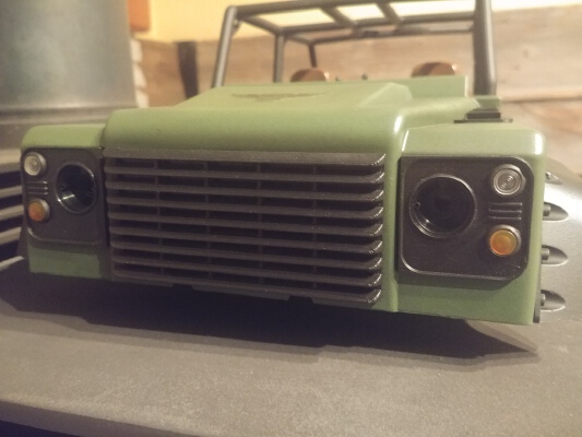 Axial Dingo grill and headlight bezels | 3d print model