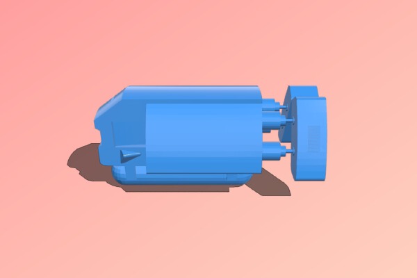 "Bacchus" Water Recycling Ship from the Galactica ragtag fleet | 3d print model