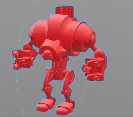 War robot V02 | 3d print model