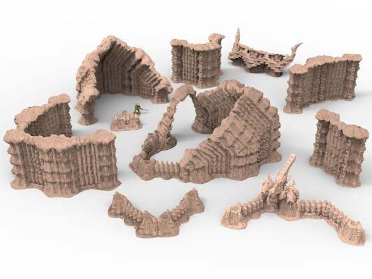 tyty tyran tyranid 40k starship trooper notable small terrain remix Part 24 | 3d print model