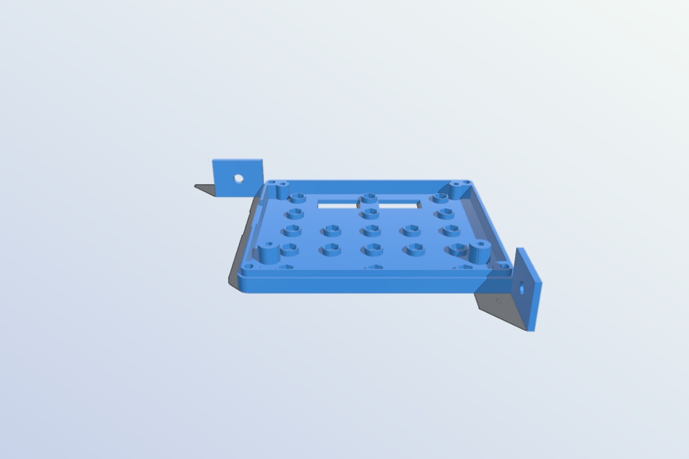 Bottom w_corner brackets for 20mm V-slot - RRD Graphic LCD controller