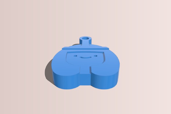 Princess BubbleGum Bead Kandi (Pink) | 3d print model