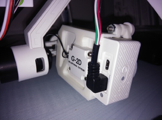 Xiaomi Yi mount for Walkera G-2D | 3d print model