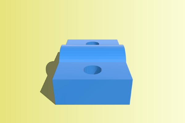 X-carriage belt tensioner clamp | 3d print model