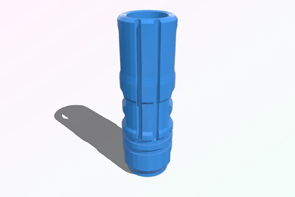 airsoft type-89 style Compensator | 3d print model
