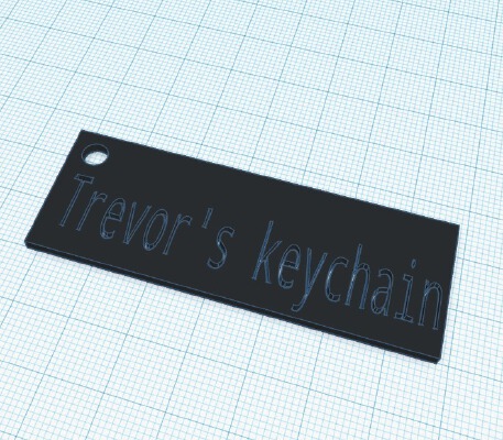 Trevor's keychain | 3d print model