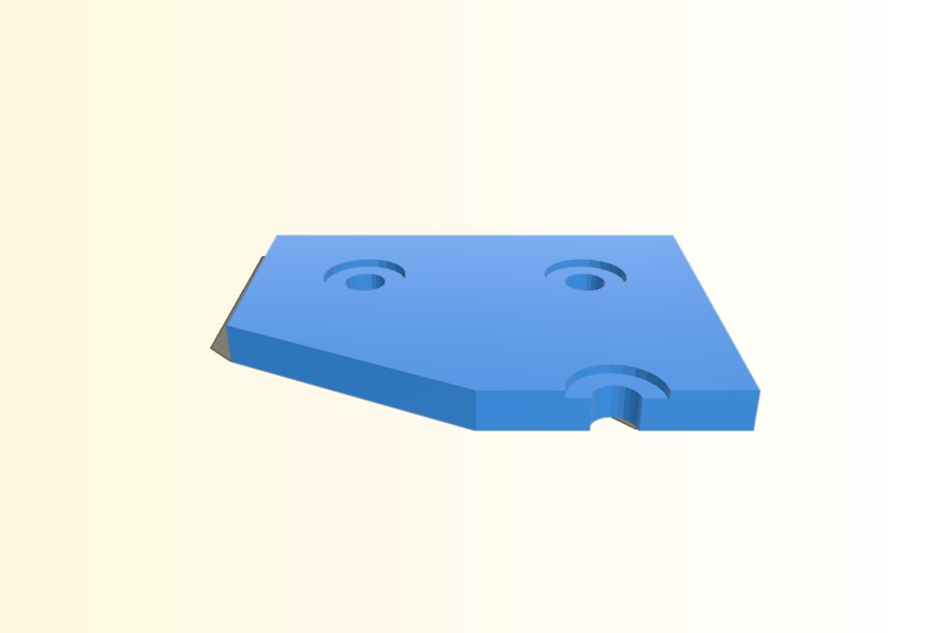 My Customized Plate Bracket for Aluminium Extrusion Profiles (Misumi 2020, 2040, 4040, ...)