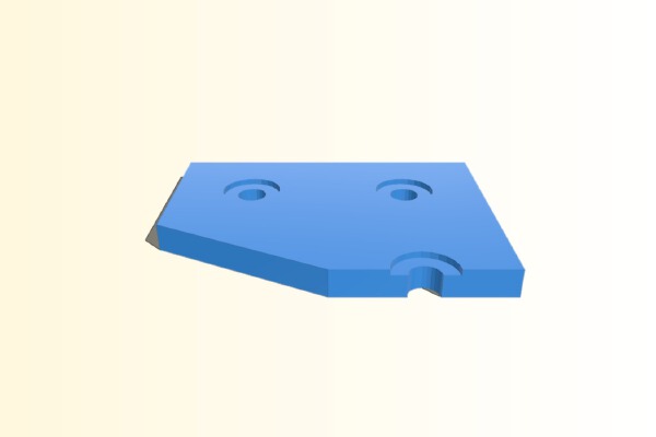 My Customized Plate Bracket for Aluminium Extrusion Profiles (Misumi 2020, 2040, 4040, ...) | 3d print model