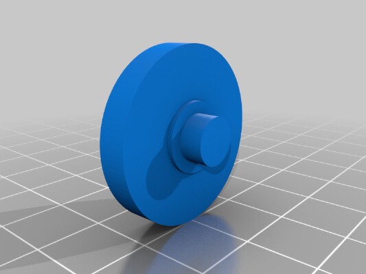 Fidget Spinner Rounded Bearing Caps | 3d print model