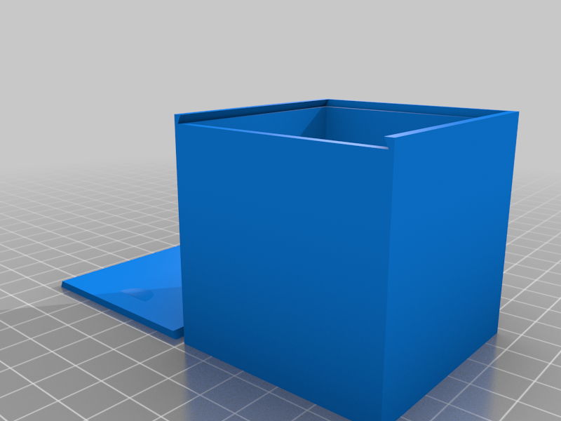 Parametric box with label and rounded edges