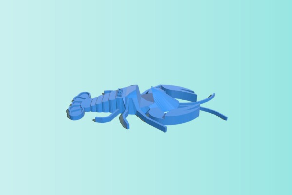 Crawfish Smartphone Holder | 3d print model