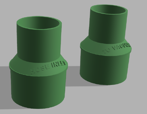 Cyclone Vacuum Adapter | 3d print model