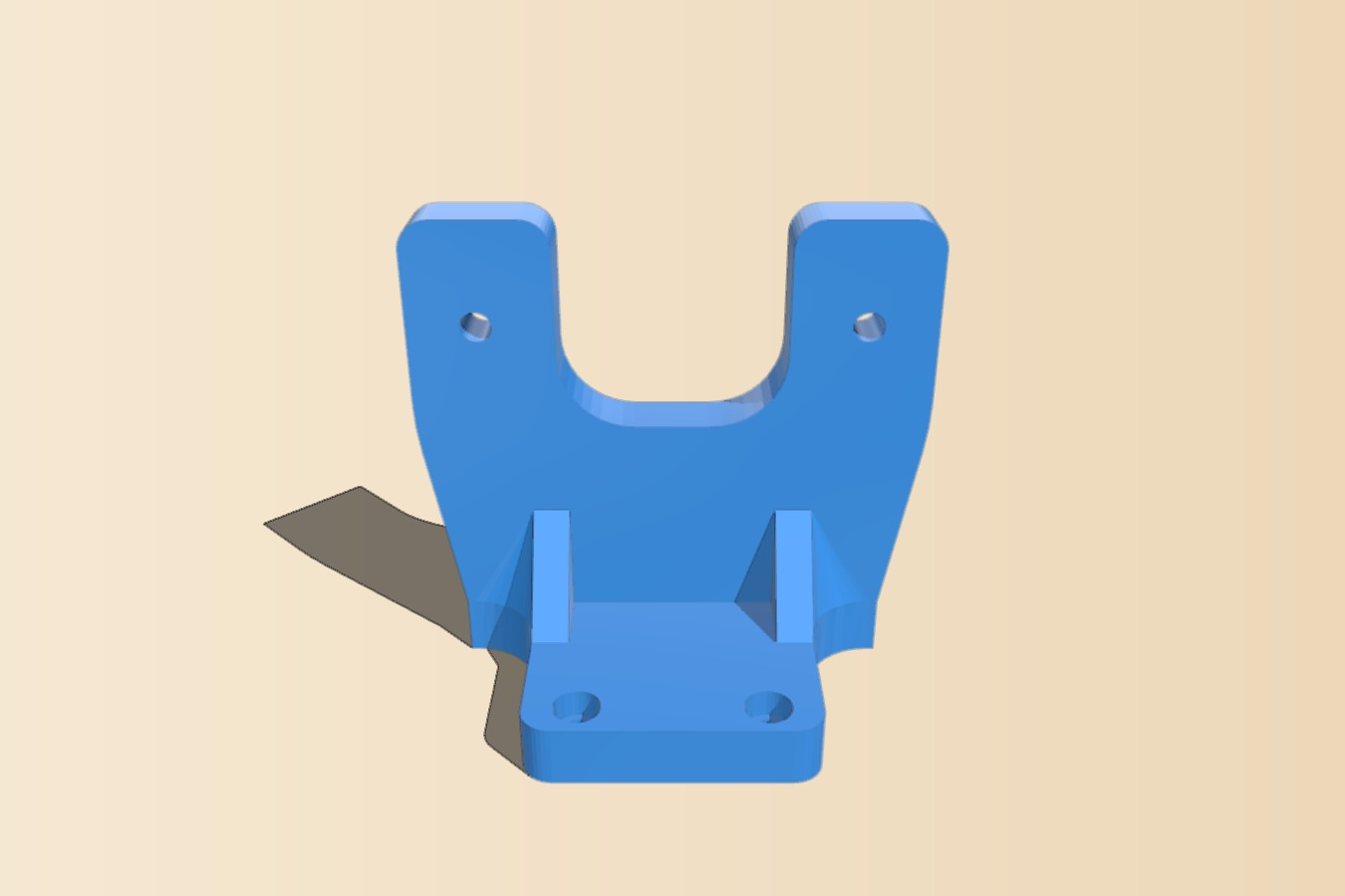 Prusa i3 X Carriage Adapter for Greg's Wade Extruder