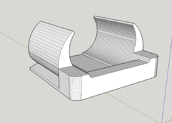 Micro-snyc receiver mount - Minimal | 3d print model