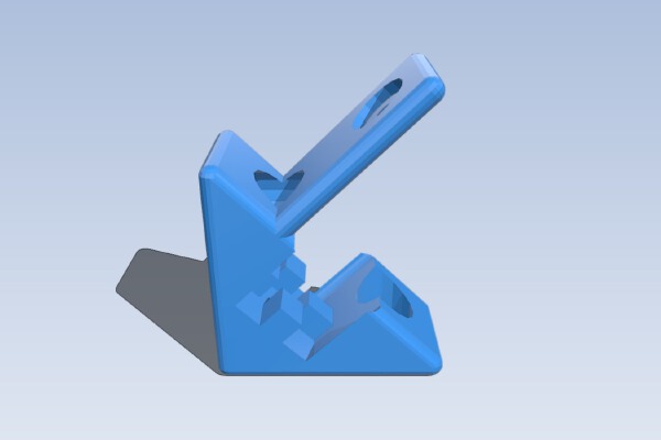 ALU profile 45° 90° corner | 3d print model