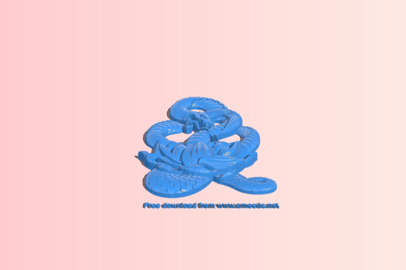 Snake lotus pendant