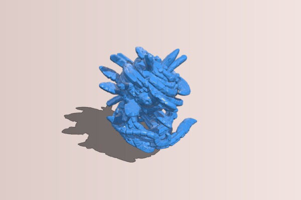 Spiral octopus robot | 3d print model