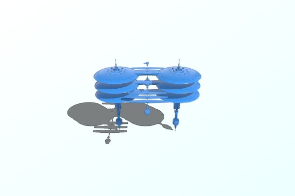 Star Trek Jupiter Station 1:2000 | 3d print model