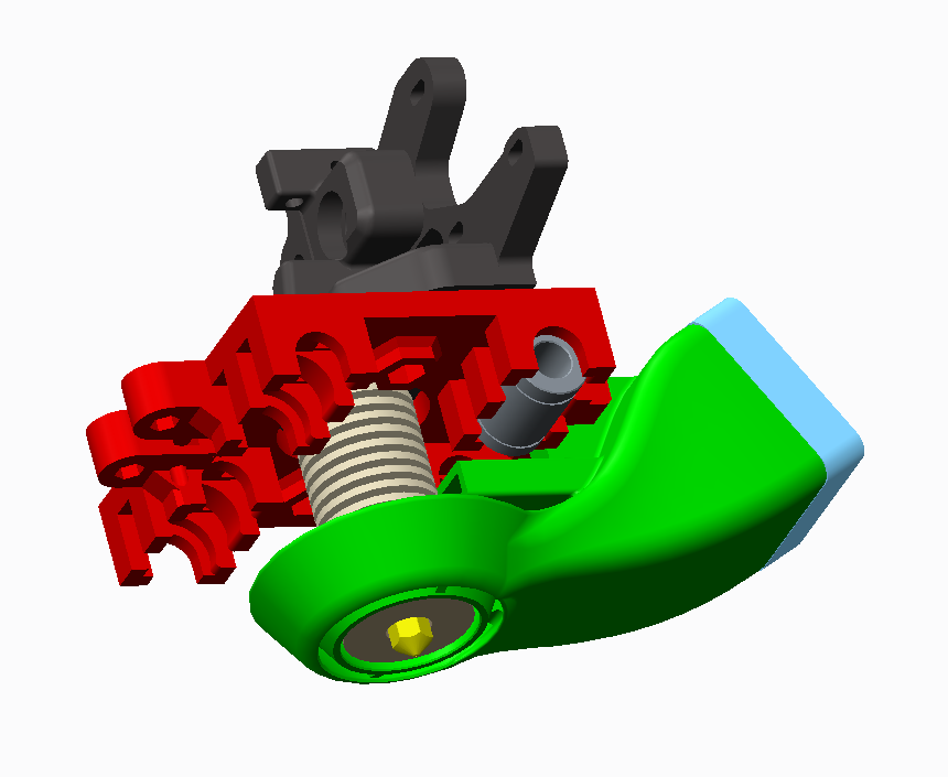 Air duckt and extruder cart updated versions. All parts fix perfectly now