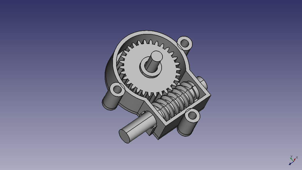 Worm gearbox