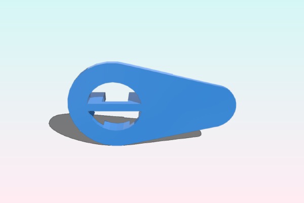 Solidoodle Door Handle | 3d print model
