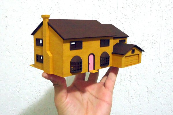 The Simpsons House | 3d print model