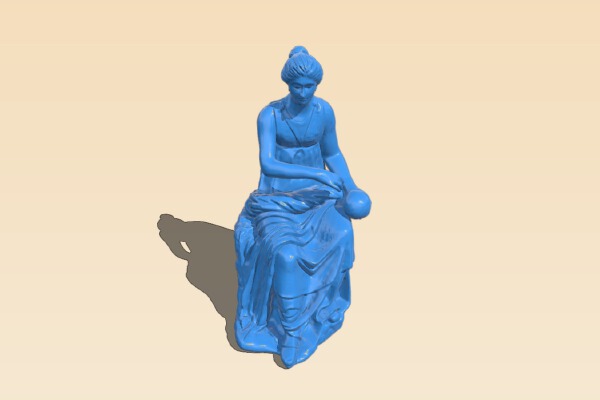 Statue of Urania | 3d print model