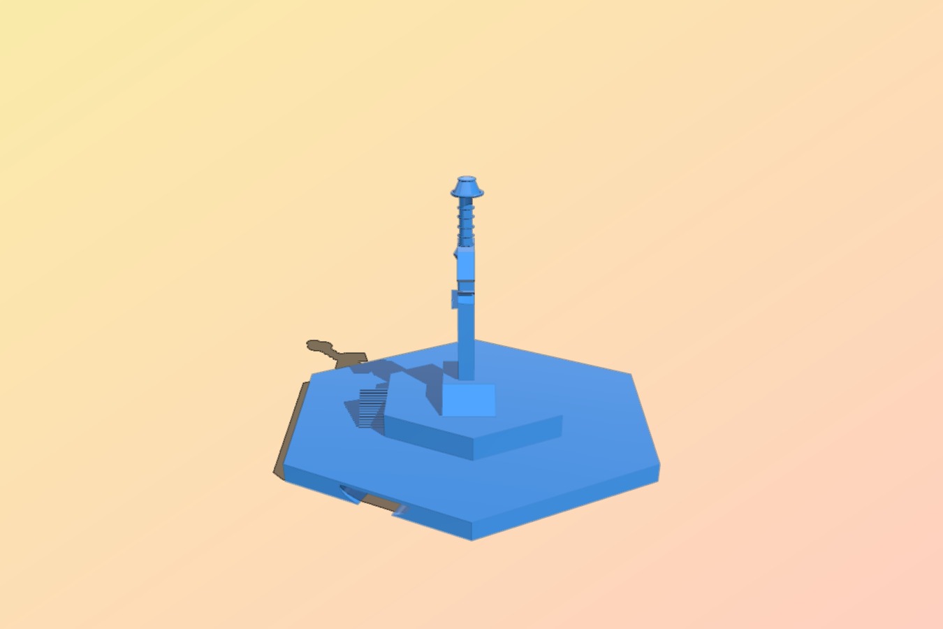 Bowman Master Sword in Time Pedestal LED lamp