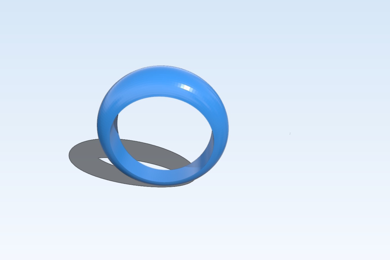 Plain Round Ring Size 8.5