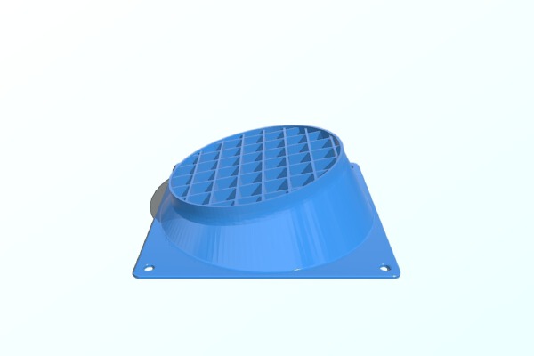 Laminar flow shroud for 120mm fans | 3d print model