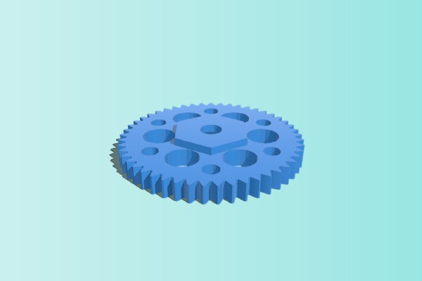 Ultimaker Stock Large feeder gear | 3d print model