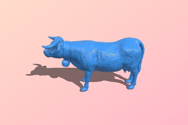Scanned cow | 3d print model